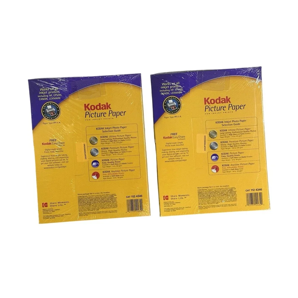Kodak 25 Sheets Soft Gloss Picture-Photo Paper 8.5